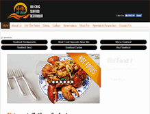 Tablet Screenshot of haicangrestaurant.net